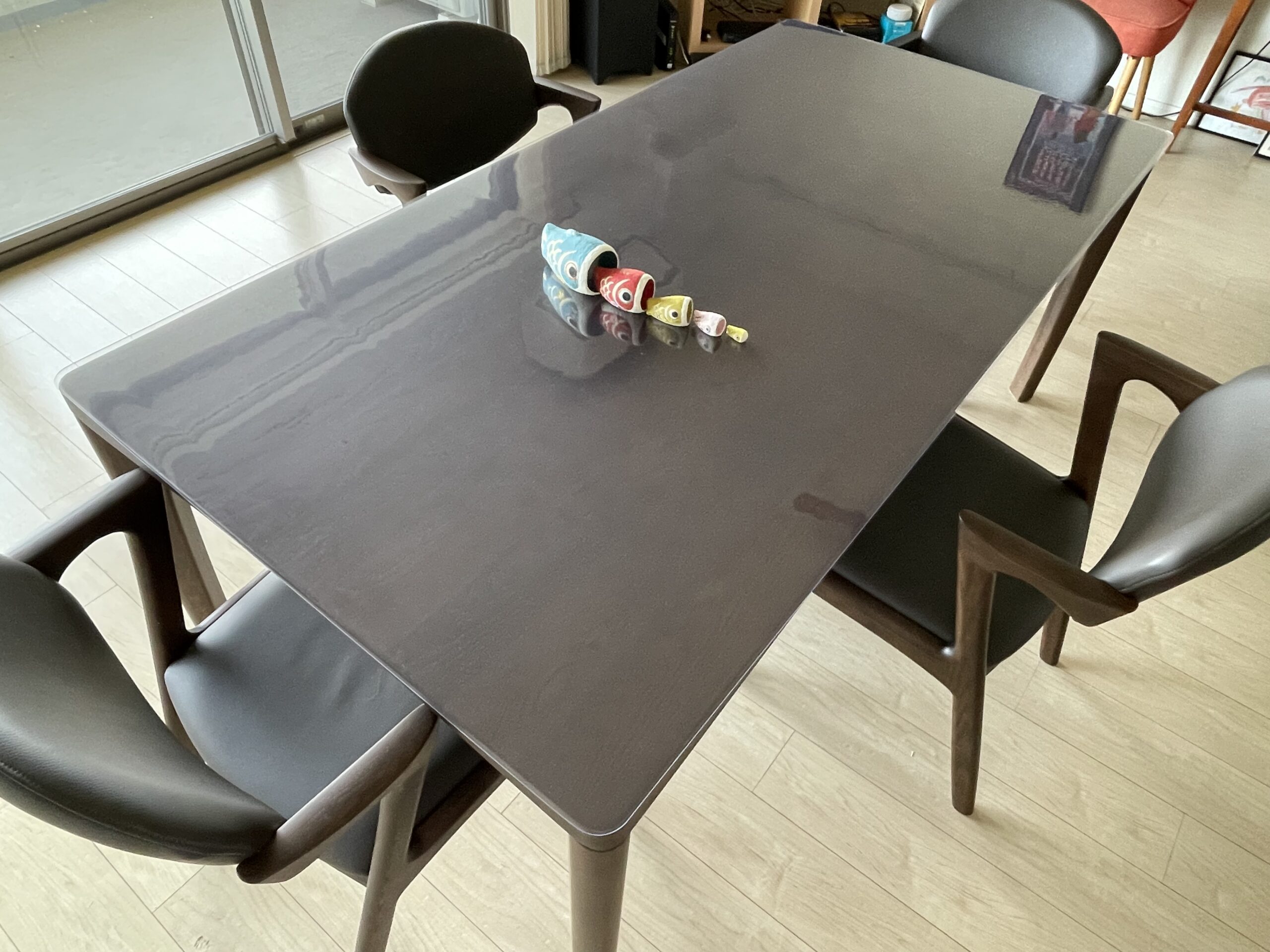 浜本工芸の無垢テーブルに透明マットを敷いたレビュー集 | 透明 浜本工芸の無垢テーブルに透明マットを敷いたレビュー集 | 透明