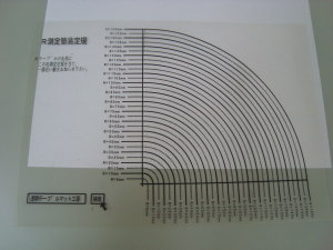 丸角R測定定規